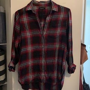 Madewell soft oversized flannel size S